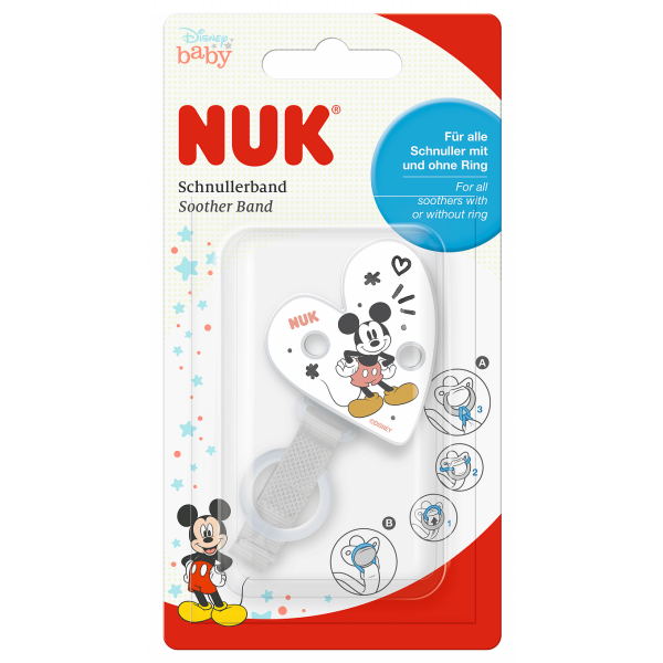 NUK лента за биберон MICKEY