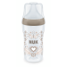 NUK Perfect Match Шише РР 260мл. със силиконов биберон за хранене M, 3+ мес. Сърце