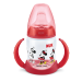 NUK First Choice РР Шише Temperature Control 150мл. със силиконов накрайник за сок Mickey red